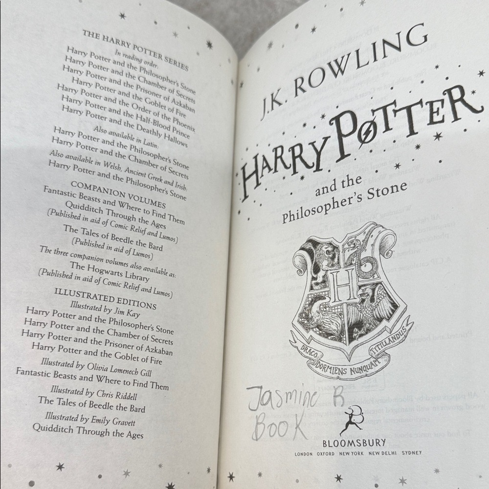 Lot of Harry Potter Books Plus Wizard wand in box J.K. Rowling. Like New! - Picture 7 of 9